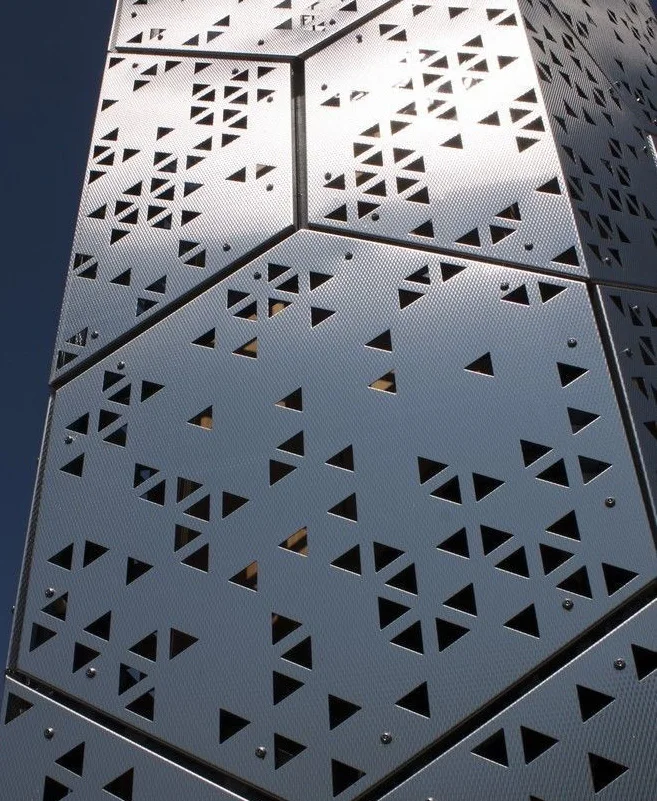 Decorative metal facades